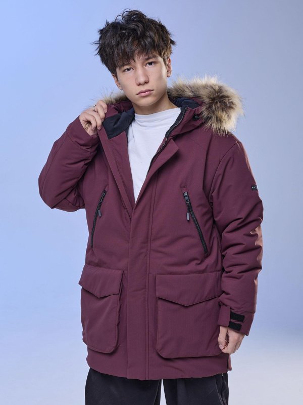 254-26з Куртка /парка д/м "Фримен", Бургунди