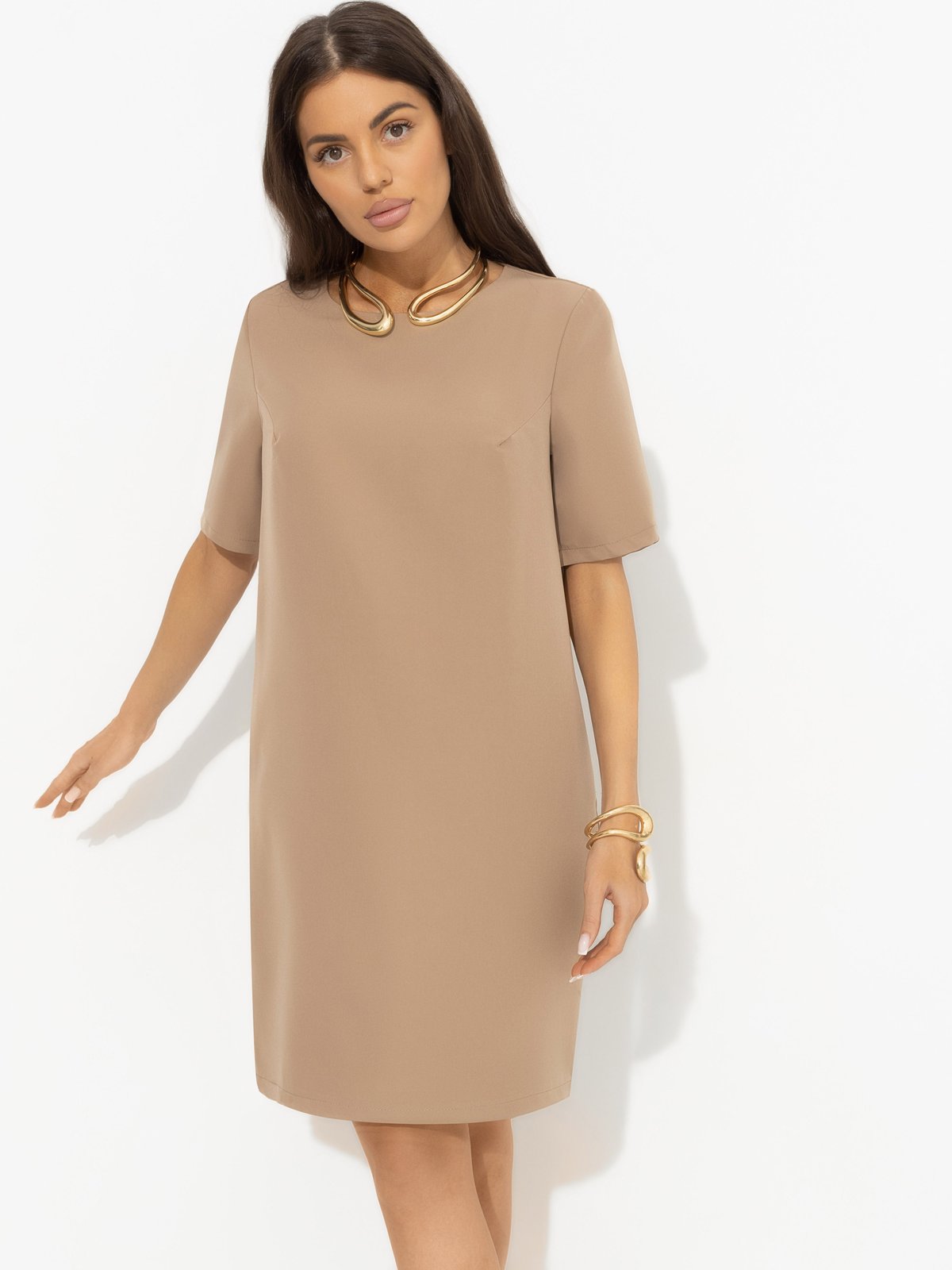 Платье Виртуальные будни (beige)