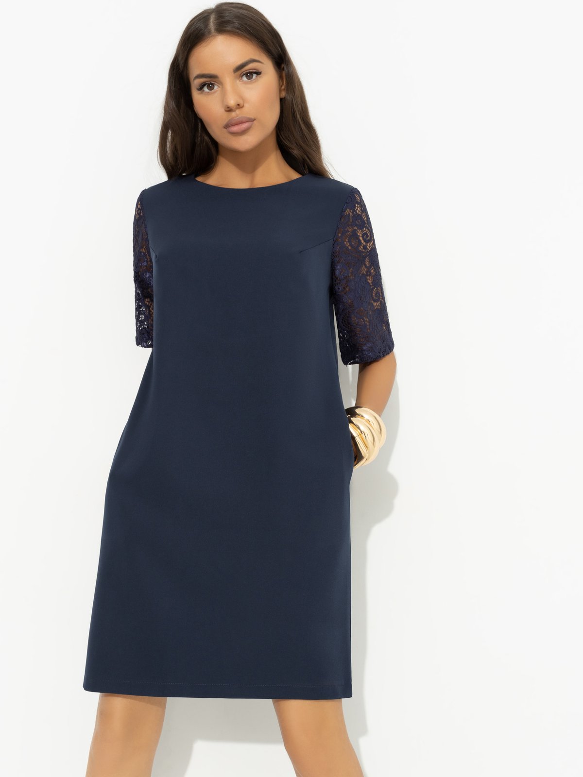 Платье Виртуальные будни (blue lace)