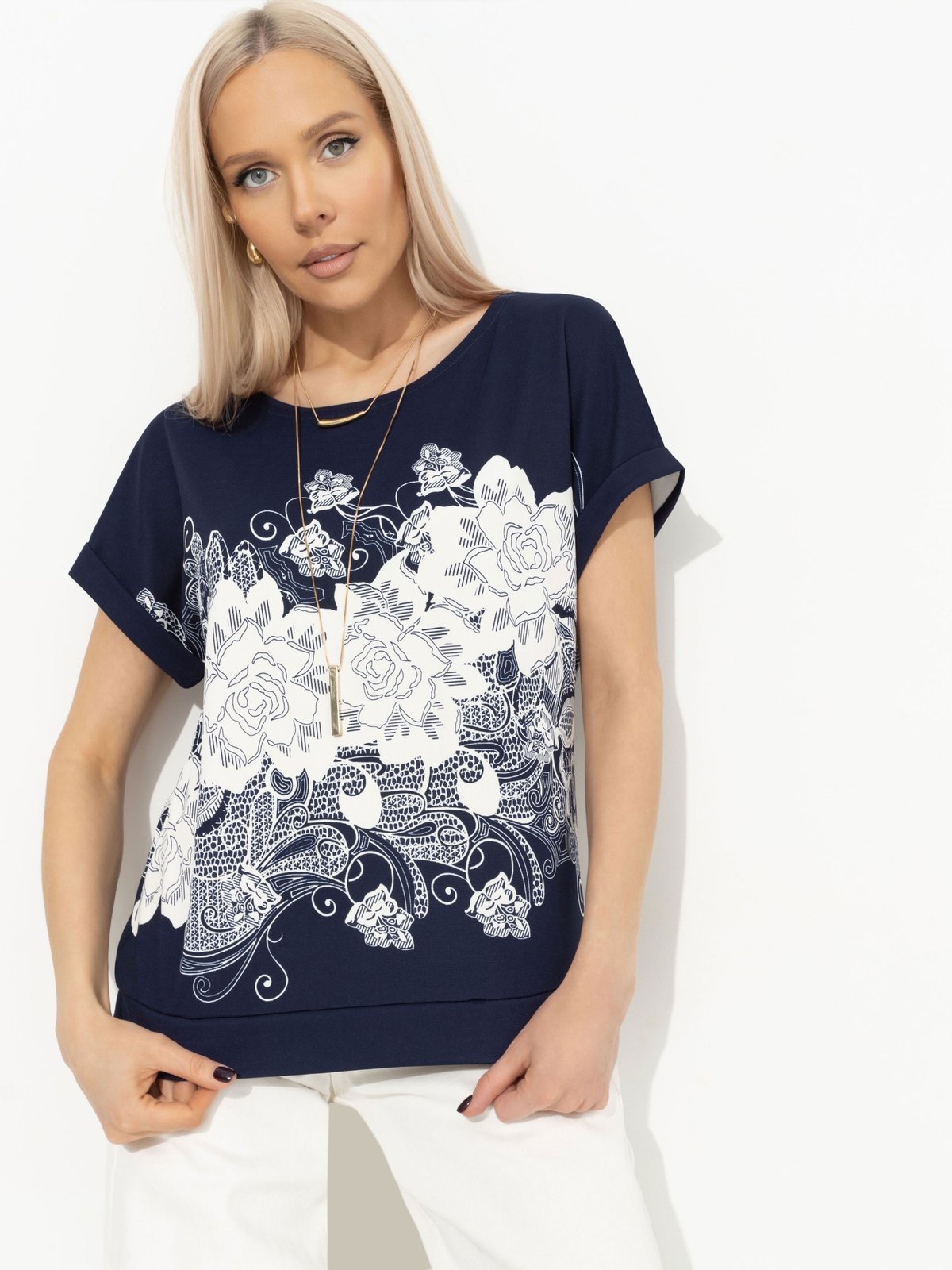 Футболка Жду чудо (floral print)