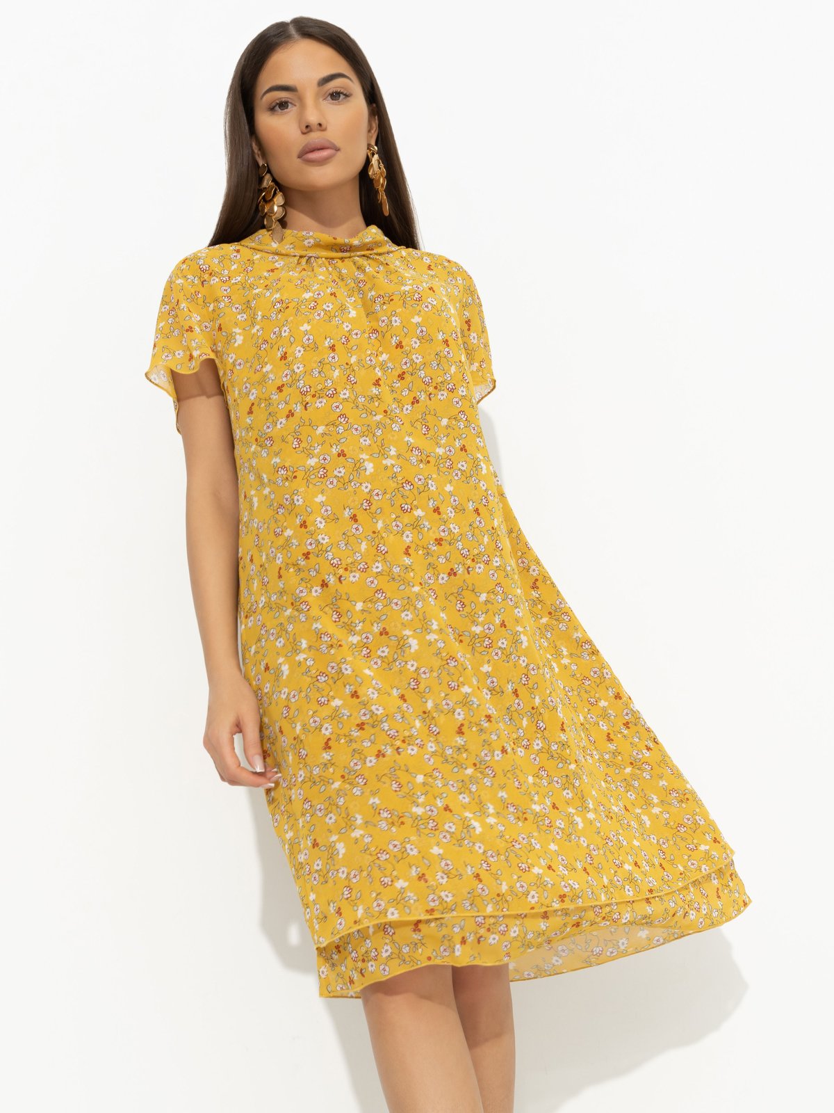 Платье Мечтательная (желтый)